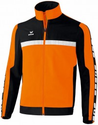 Erima Präsentationsjacke 5 Cubes Herren Orange-Schwarz